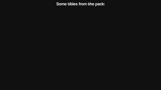 3D Title Pack